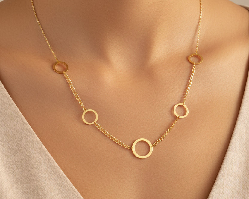 Simple Necklace - Gold Women Necklace In Lebanon - Gold Gifts In Lebanon