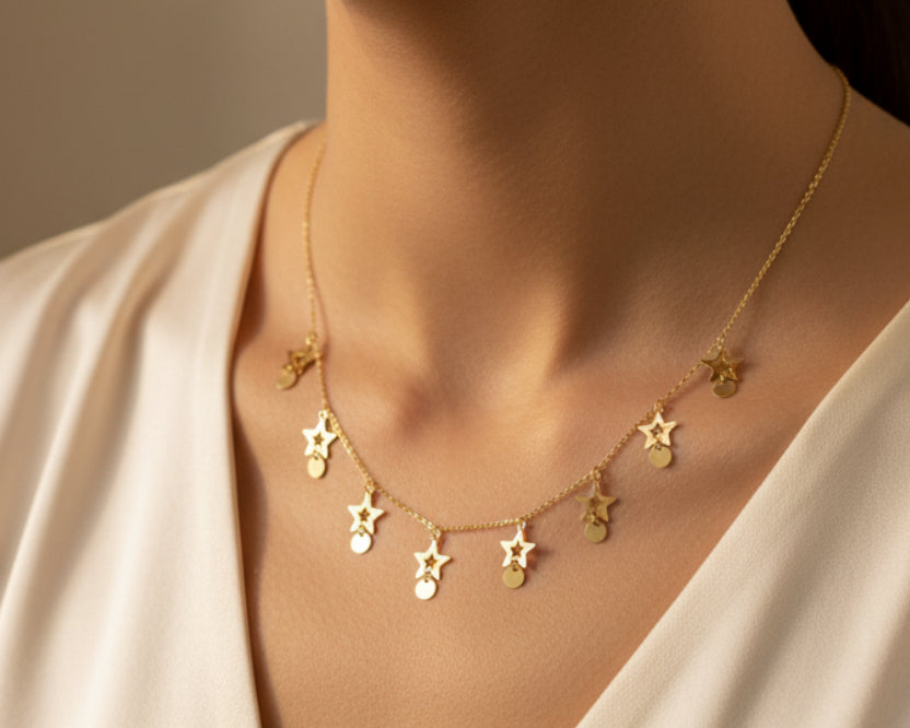 Simple Necklace - Valentine gift for wife In Lebanon - Gold Gifts In Lebanon