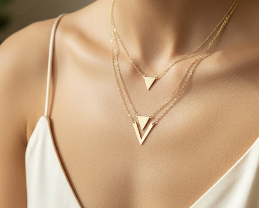 Simple Necklace - Gold Women Necklace In Lebanon - Gold Gifts In Lebanon