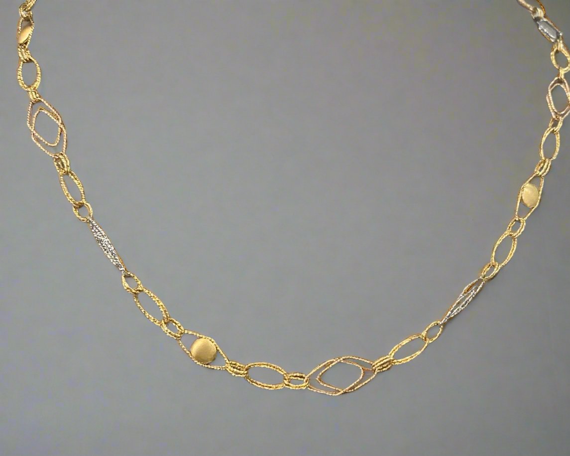 Heavy Necklace - Gold Necklace For Women In Lebanon - White Gold & Pink Gold In Lebanon