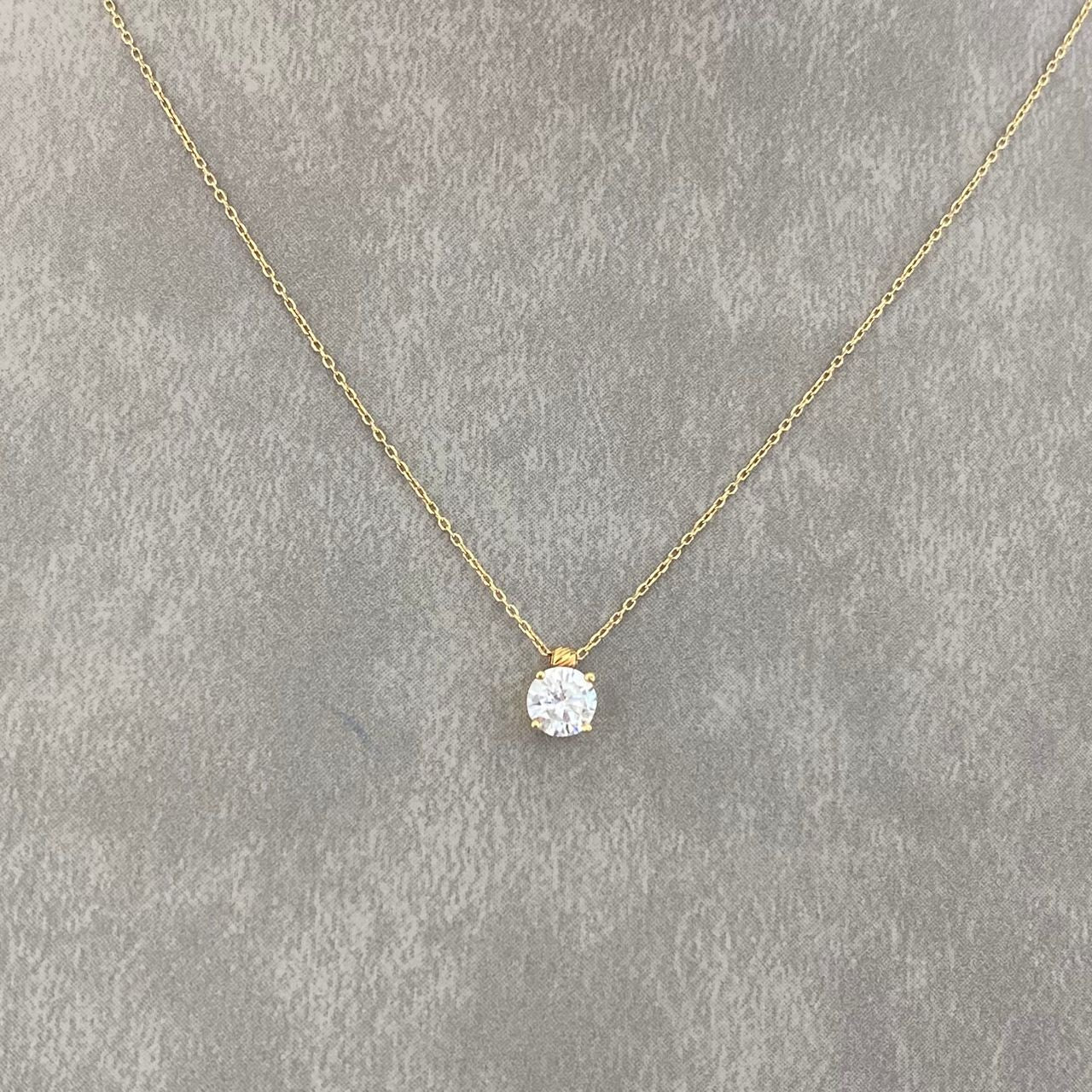 Stone Necklace- Stone Gold Necklace In Lebanon - Gold Gifts for her In Lebanon