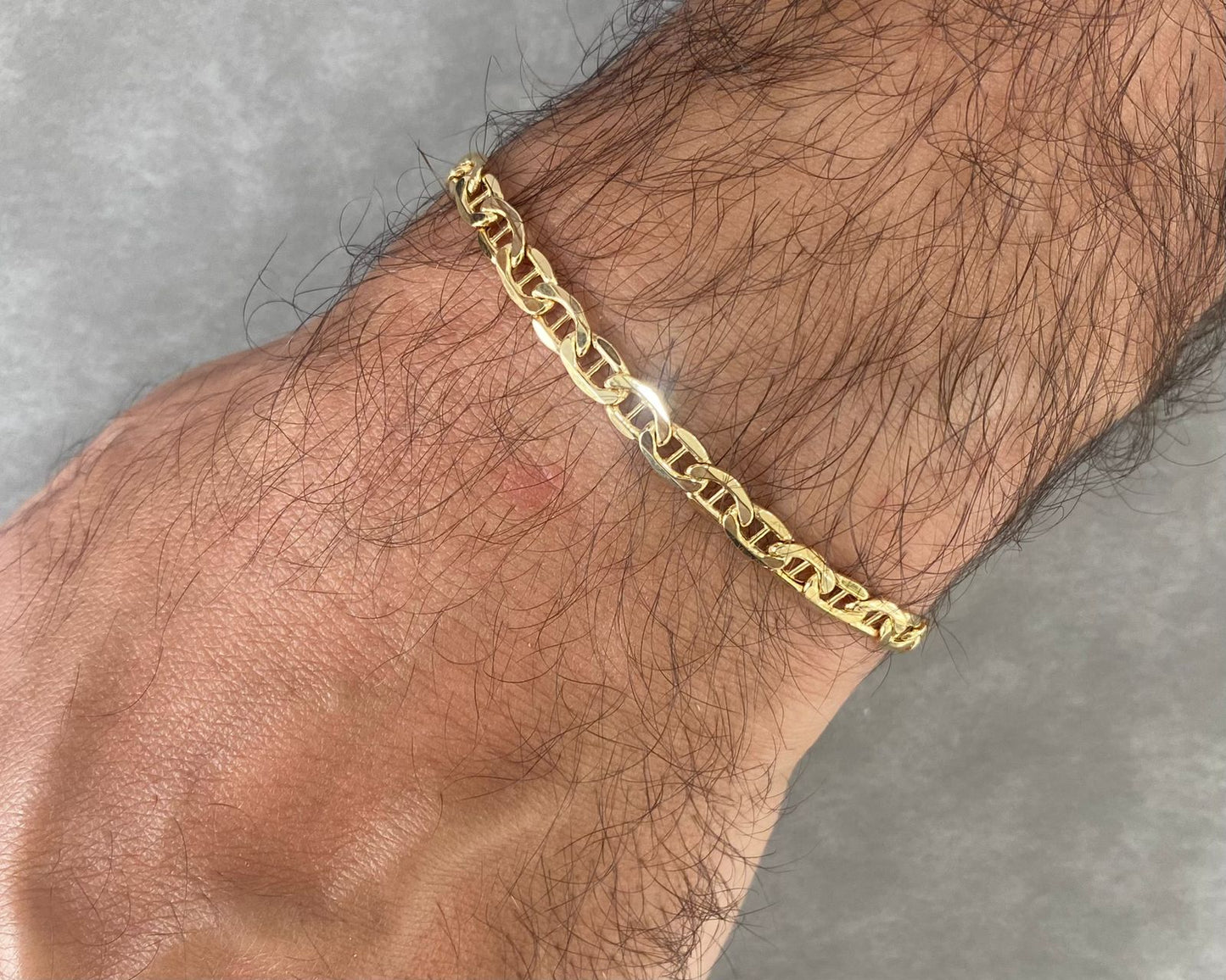 Man Bracelet - Gold Bracelet For Men In Lebanon - White Gold & Pink Gold In Lebanon