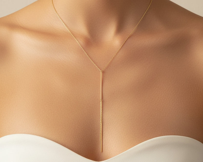 Simple Necklace - Gold Women Necklace In Lebanon - Gold Gifts In Lebanon