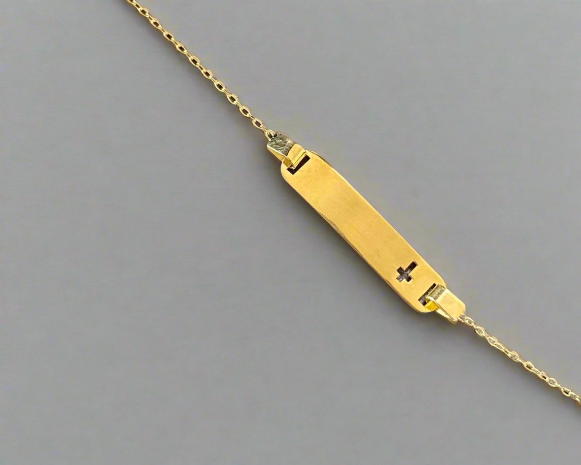 New Born Bracelet - 18kt Gold Gifts For Babies In Lebanon