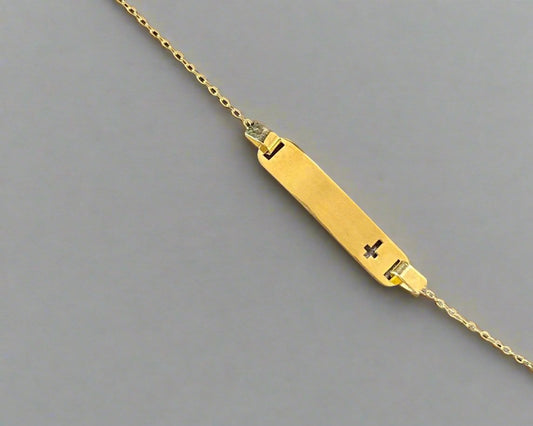 New Born Bracelet - 18kt Gold Gifts For Babies In Lebanon