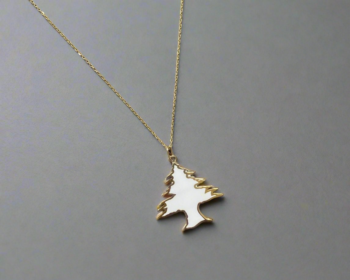 Colored Gold Necklace - Designer Gold Necklace In Lebanon - Gold Gifts For Women In Lebanon