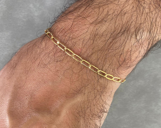 Man Bracelet - Gold Bracelet For Men In Lebanon - White Gold & Pink Gold In Lebanon