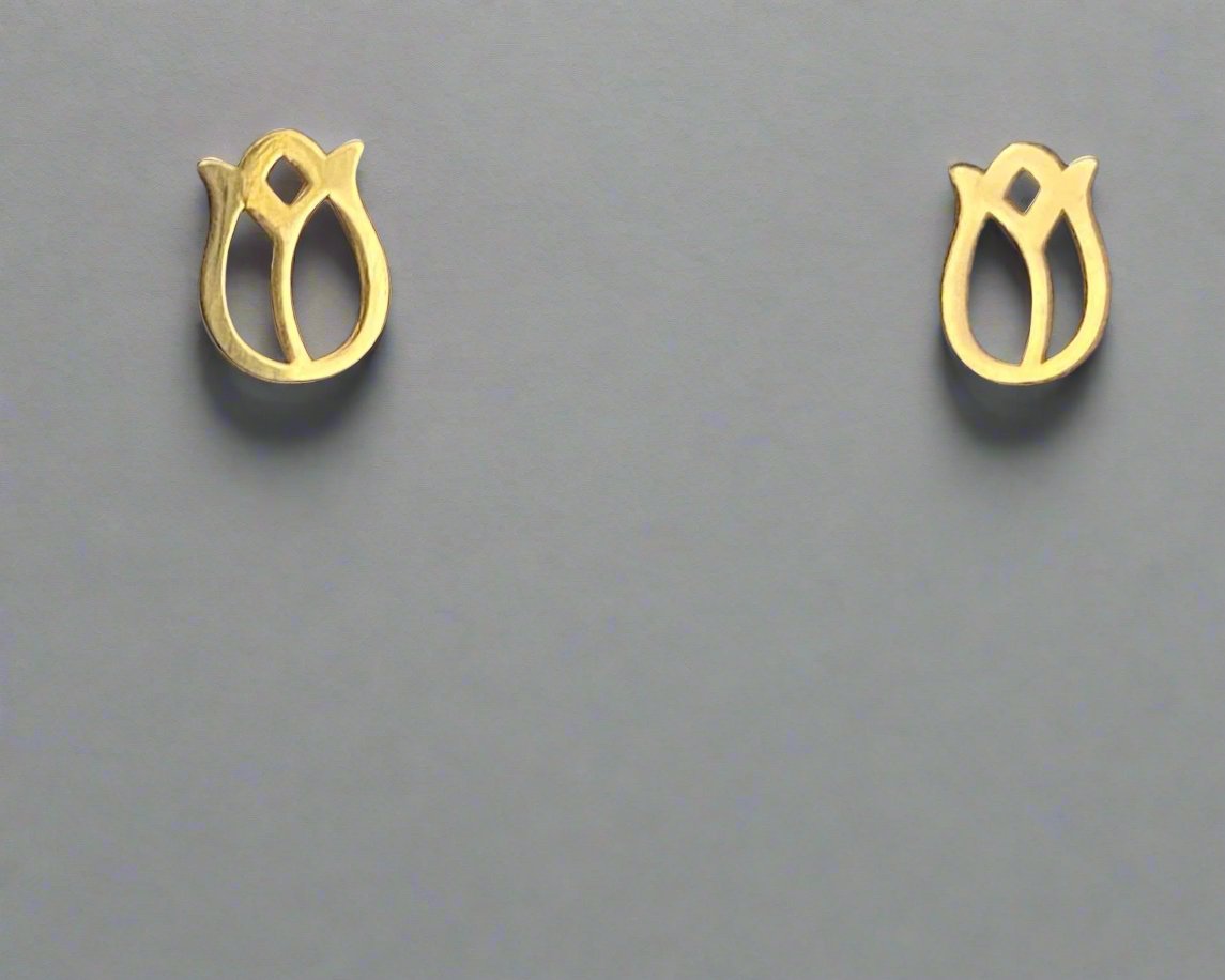 Stud Earrings- Stud Gold Earrings In Lebanon - Gold Gifts for her In Lebanon