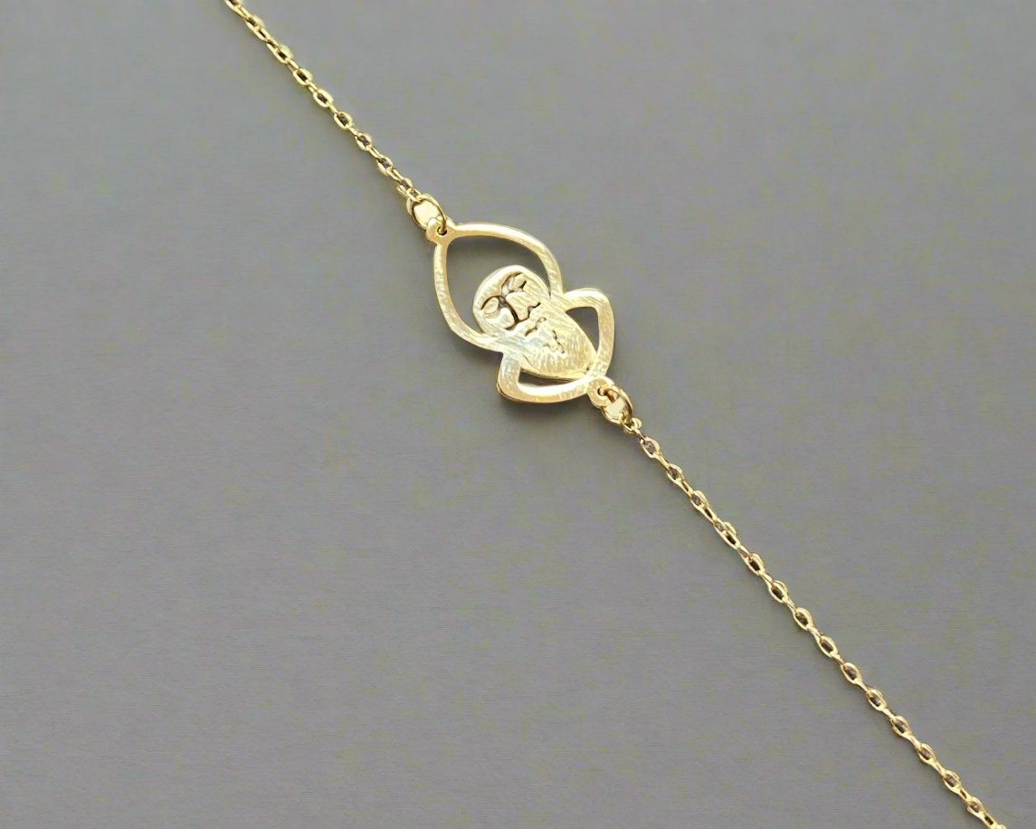 New Born Bracelet - 18kt Gold Gifts For Babies In Lebanon