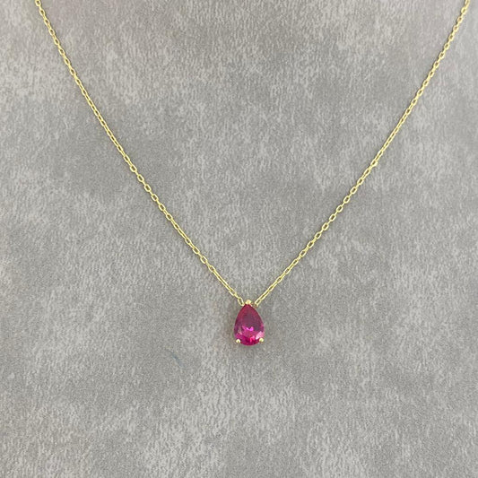 Stone Necklace- Stone Gold Necklace In Lebanon - Gold Gifts for her In Lebanon