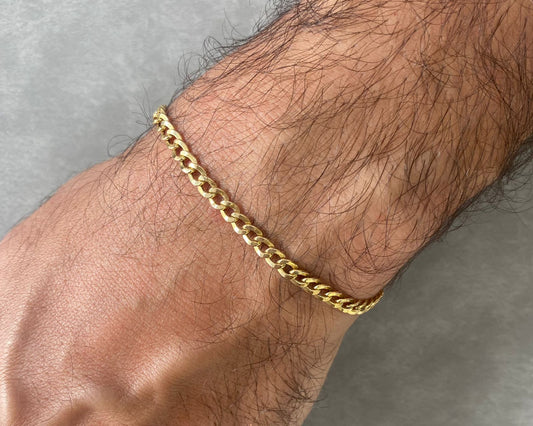 Man Bracelet - Gold Bracelet For Men In Lebanon - White Gold & Pink Gold In Lebanon