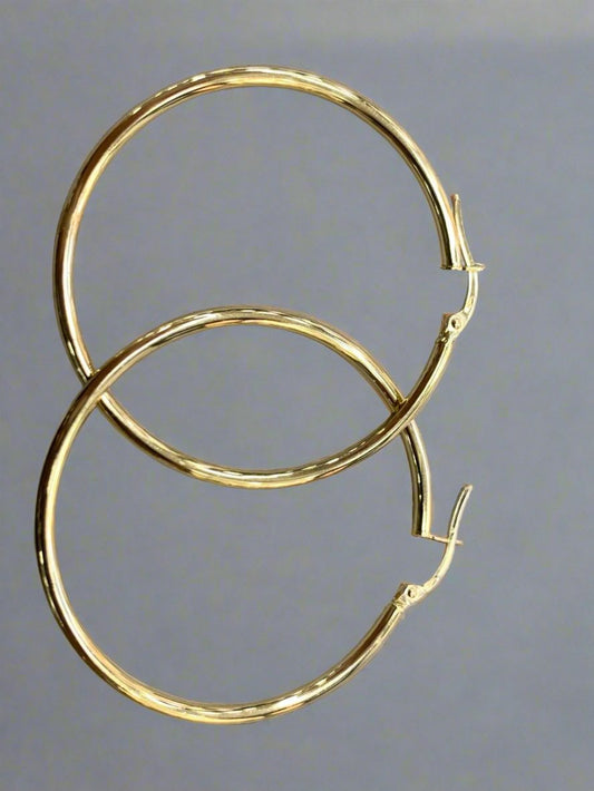 hoops earrings - Gold valentine gifts For Women In Lebanon - gold shops in Kaslik, Jounieh